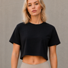 Cropped Tee | 4003 - Black