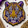 CP1225 - Game Day Tiger Mascot Patch - Purple/Gold