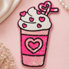 CP1207 - Love In A Cup Valentines Patch - Pink