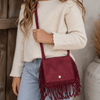 Crossbody Plain Bag Kids - Red