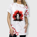 ILTEX Apparel Adult Clothing Blood Moon Haunt Halloween Tee