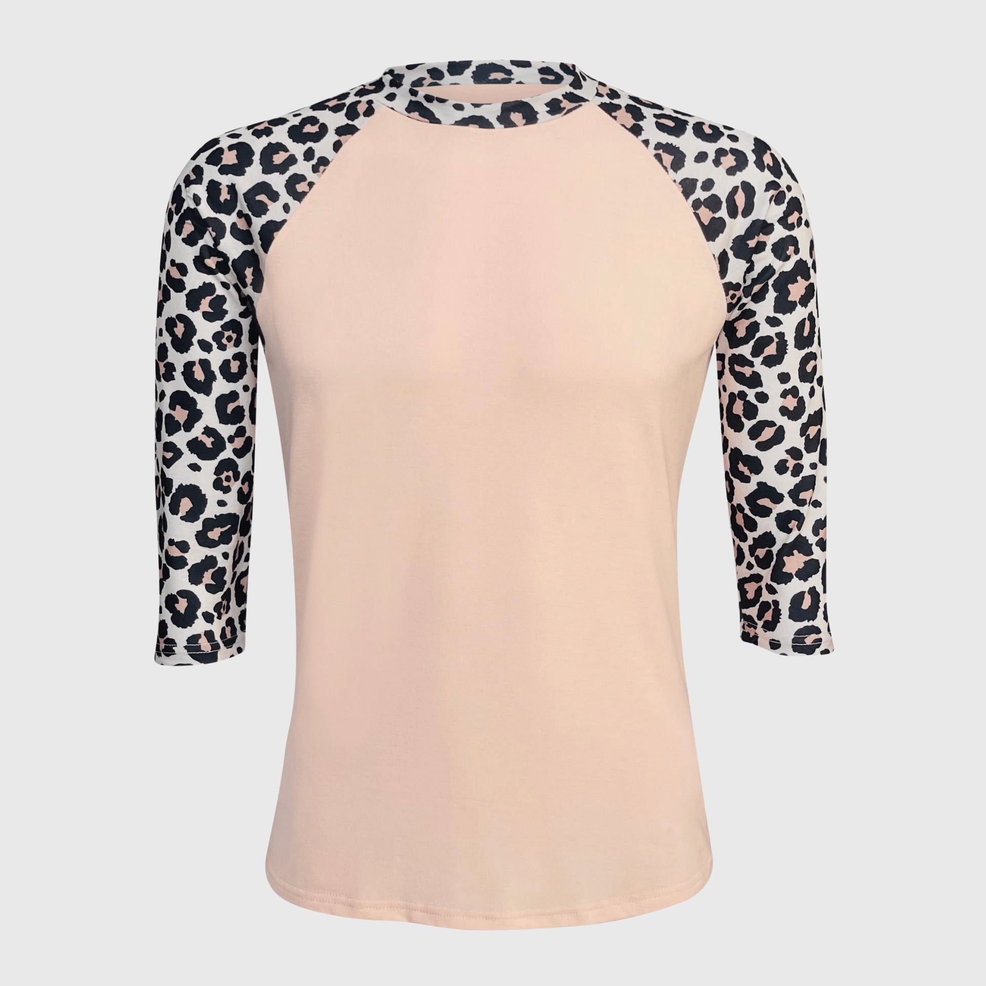 ILTEX Apparel Adult Clothing Cheetah Cream Polyester Top