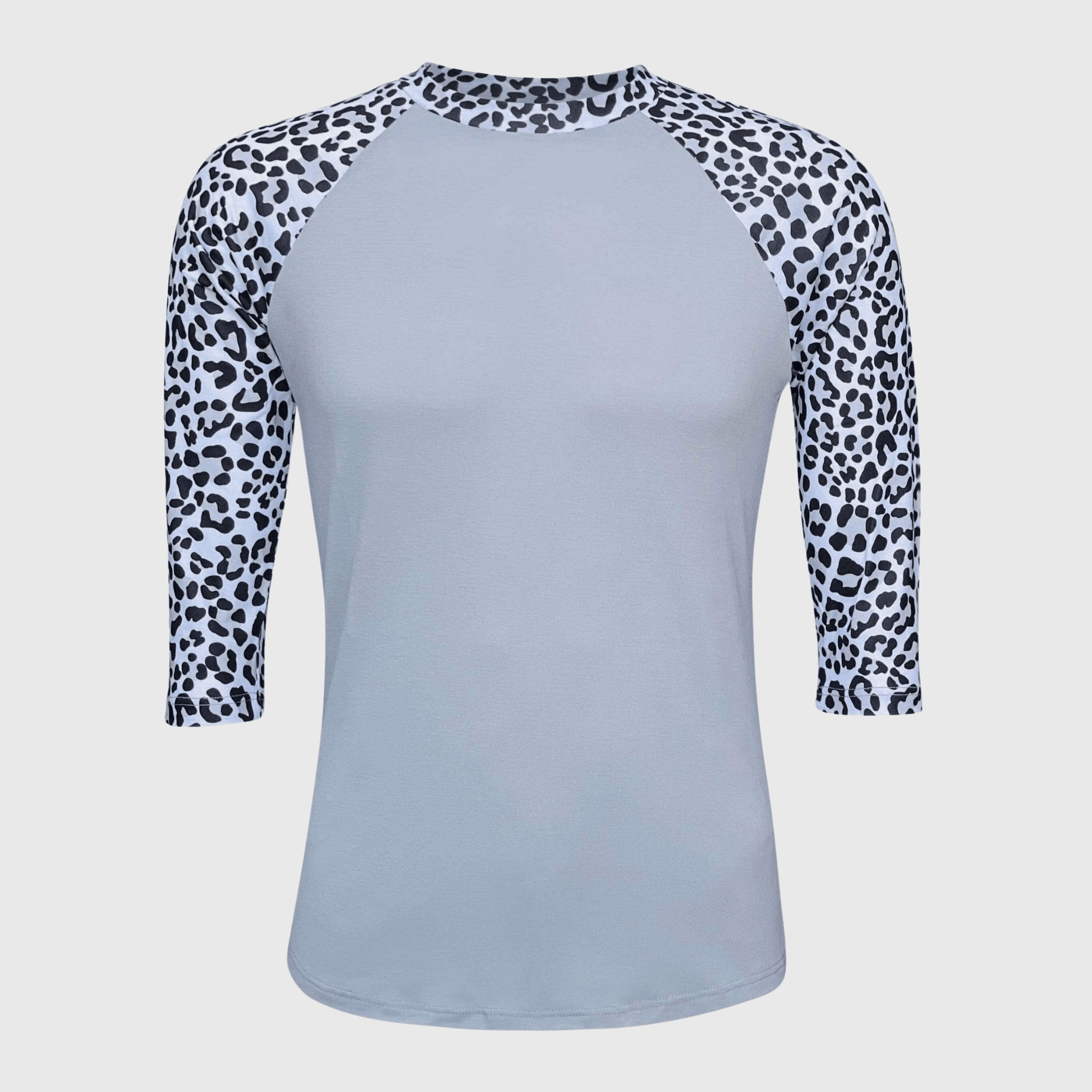 ILTEX Apparel Adult Clothing Cheetah Gray Black White Polyester Top