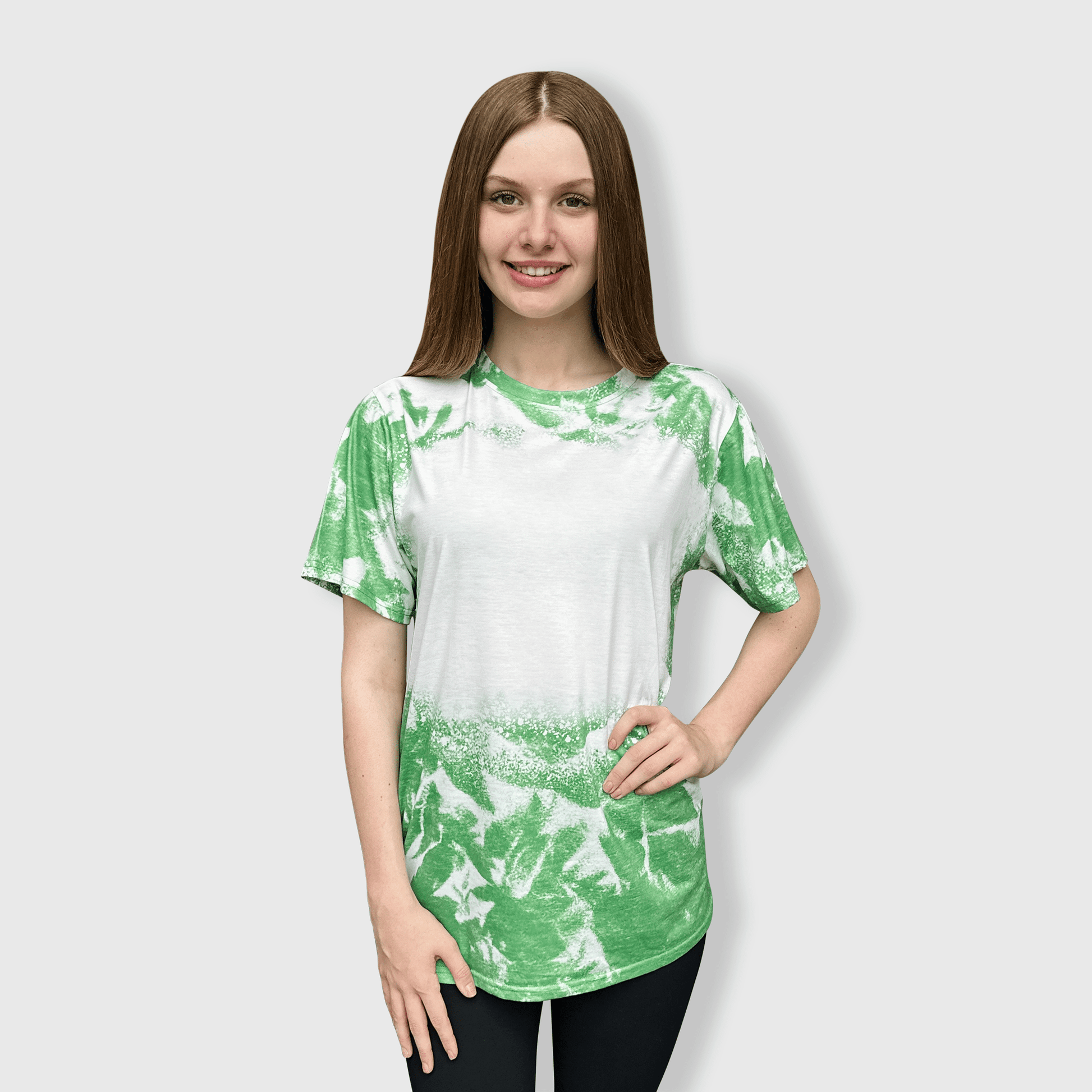 ILTEX Apparel Adult Clothing Cloud Distressed Blank Faux Bleached Top