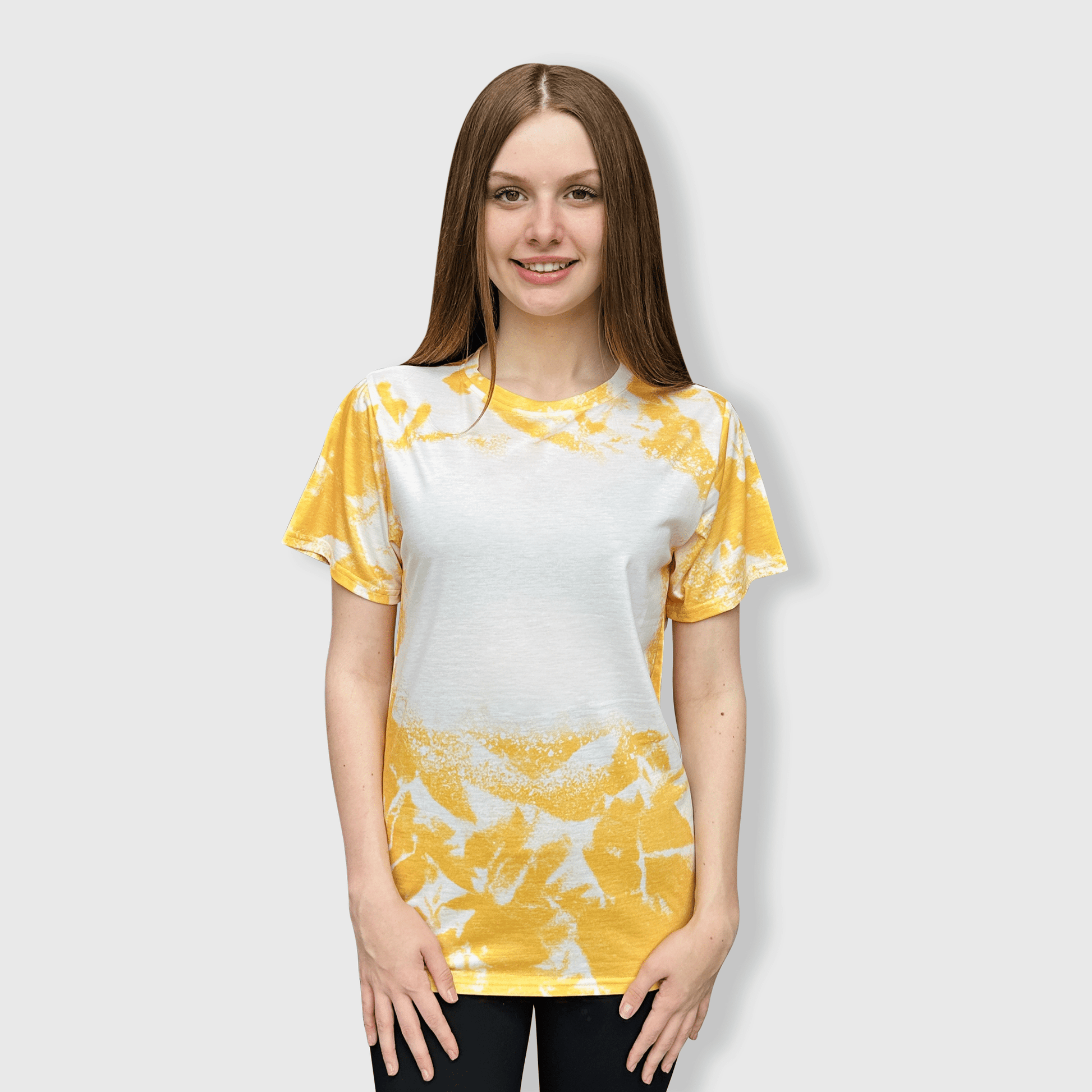ILTEX Apparel Adult Clothing Cloud Distressed Blank Faux Bleached Top