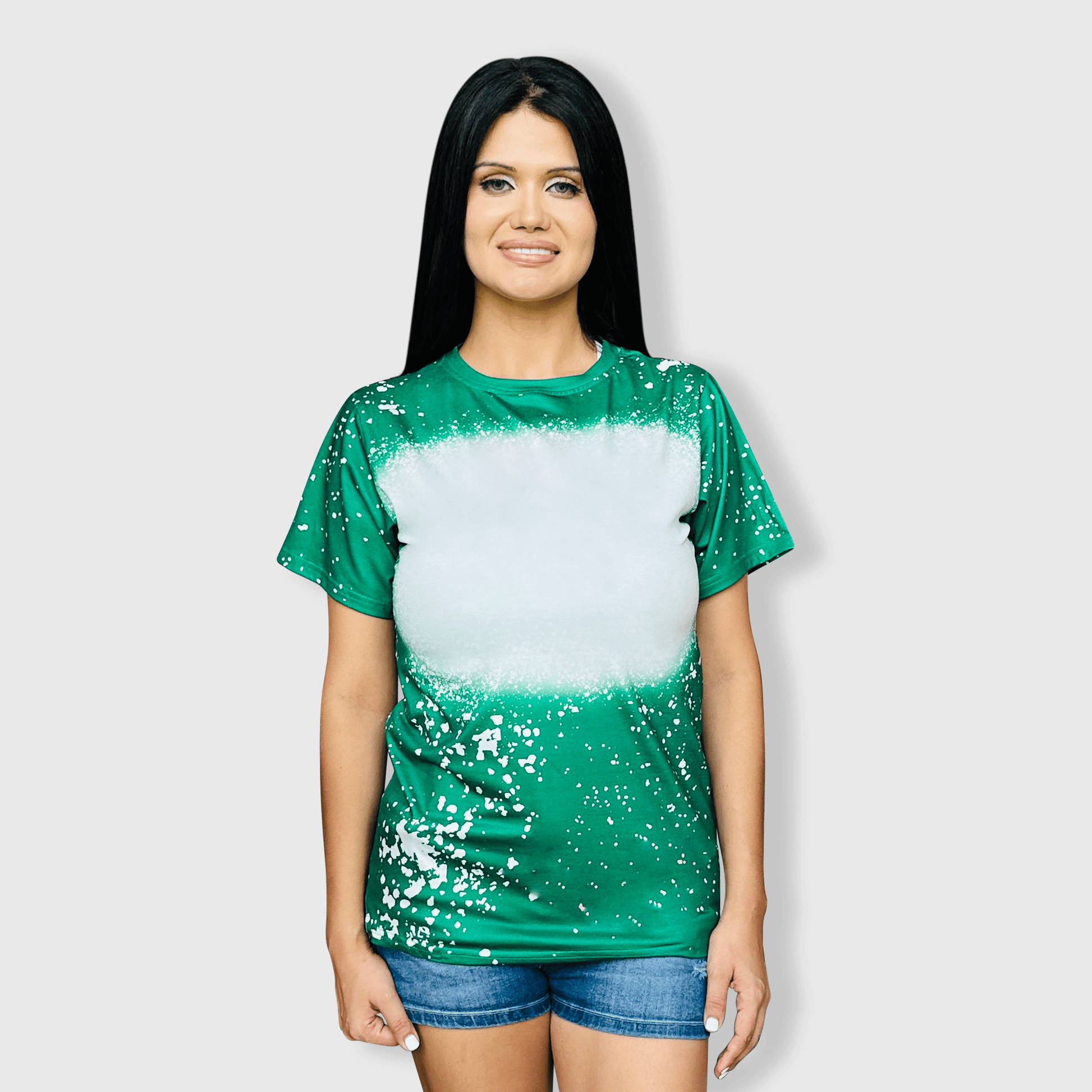 ILTEX Apparel Adult Clothing Dark Green / Small NEW Colors! FAUX Bleached Tees - Adult