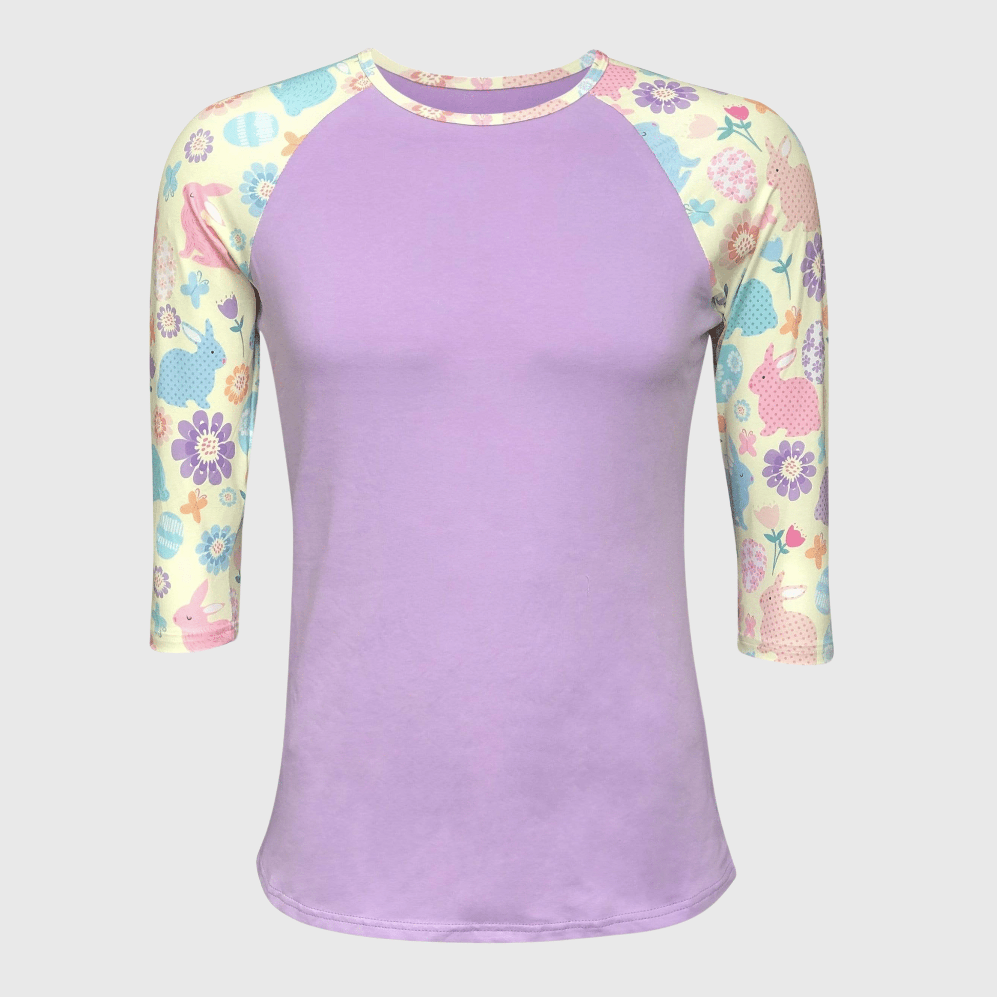ILTEX Apparel Adult Clothing Easter Lavender Bunny Top