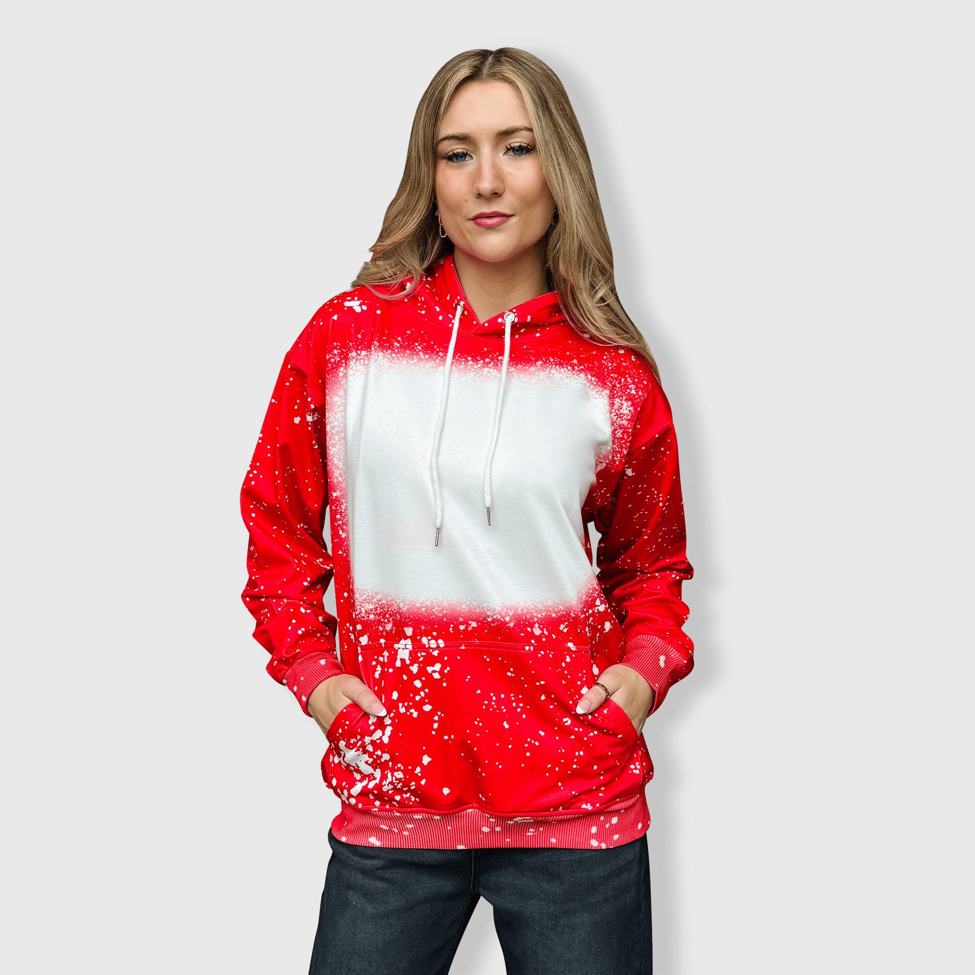 ILTEX Apparel Adult Clothing Faux Bleached Hoodie