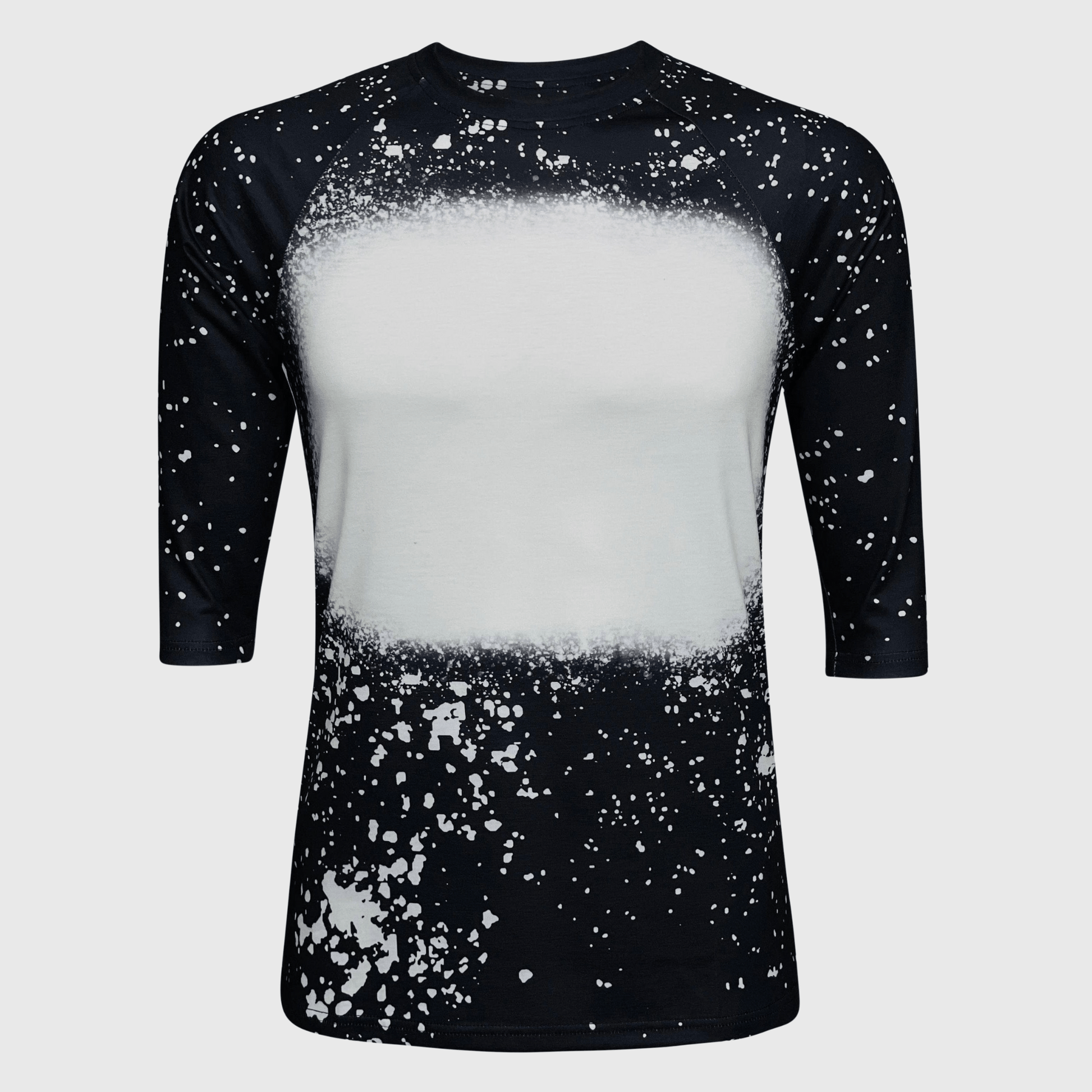 ILTEX Apparel Adult Clothing FAUX Bleached Raglan Tee - Adult