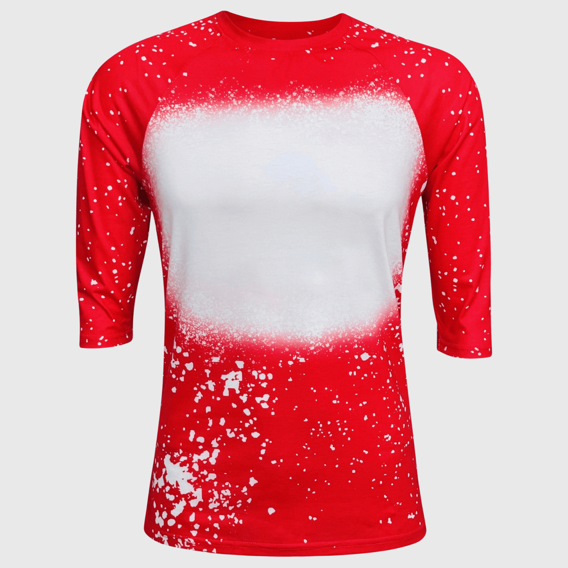 ILTEX Apparel Adult Clothing FAUX Bleached Raglan Tee - Adult