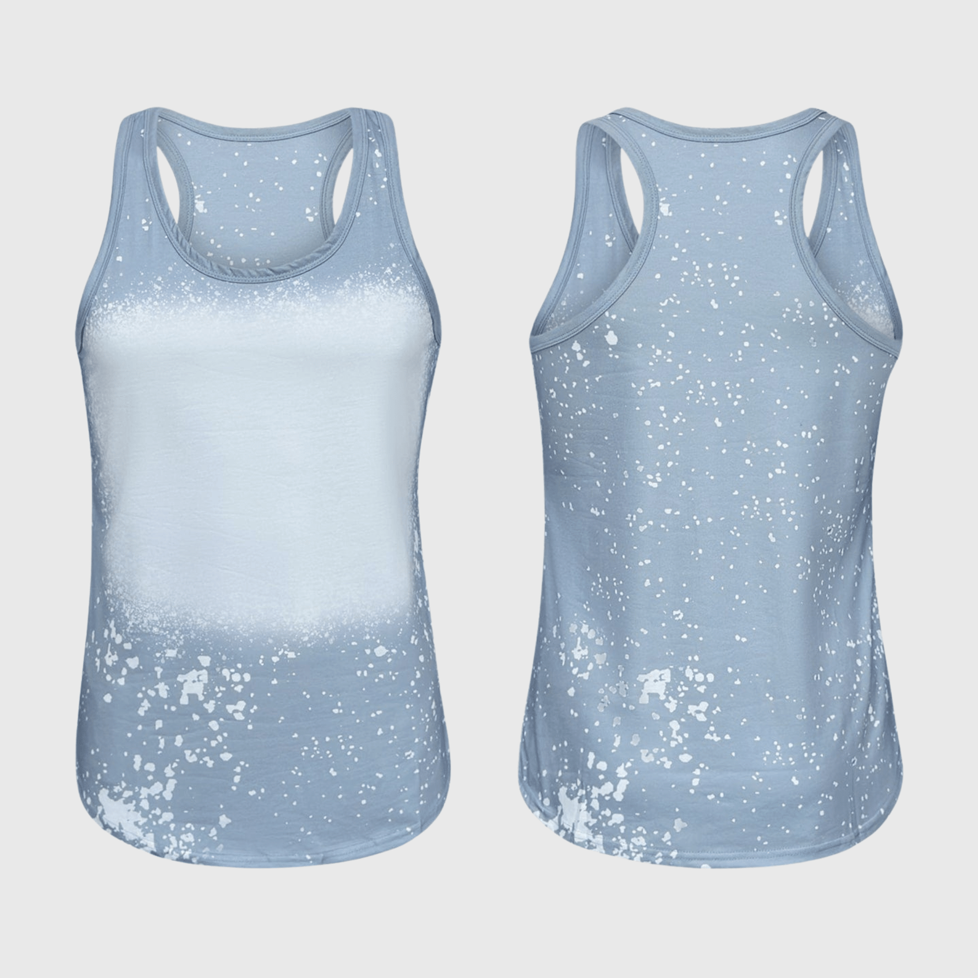 ILTEX Apparel Adult Clothing Faux Bleached Tank Top - Adult