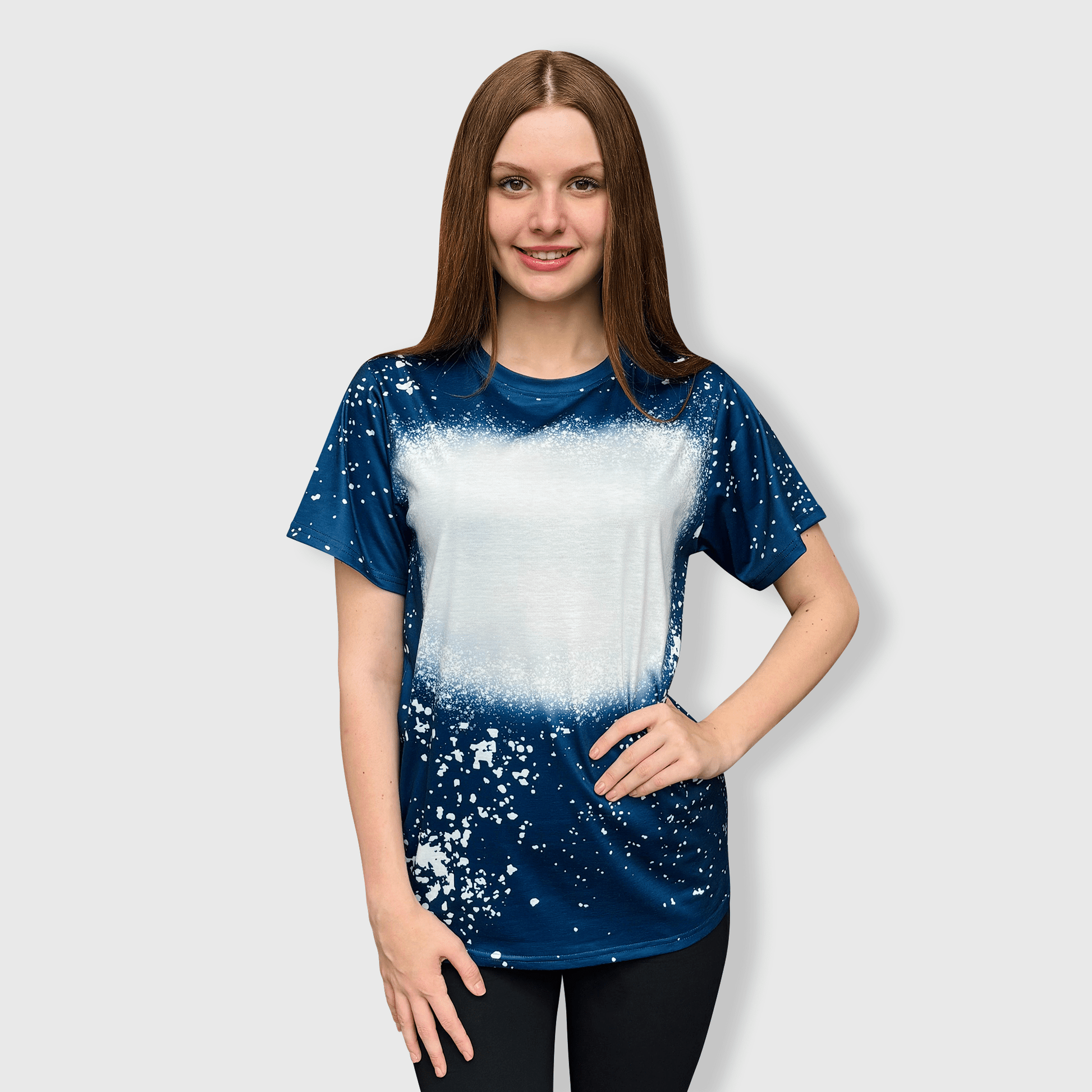 ILTEX Apparel Adult Clothing FAUX Bleached Tees - Adult