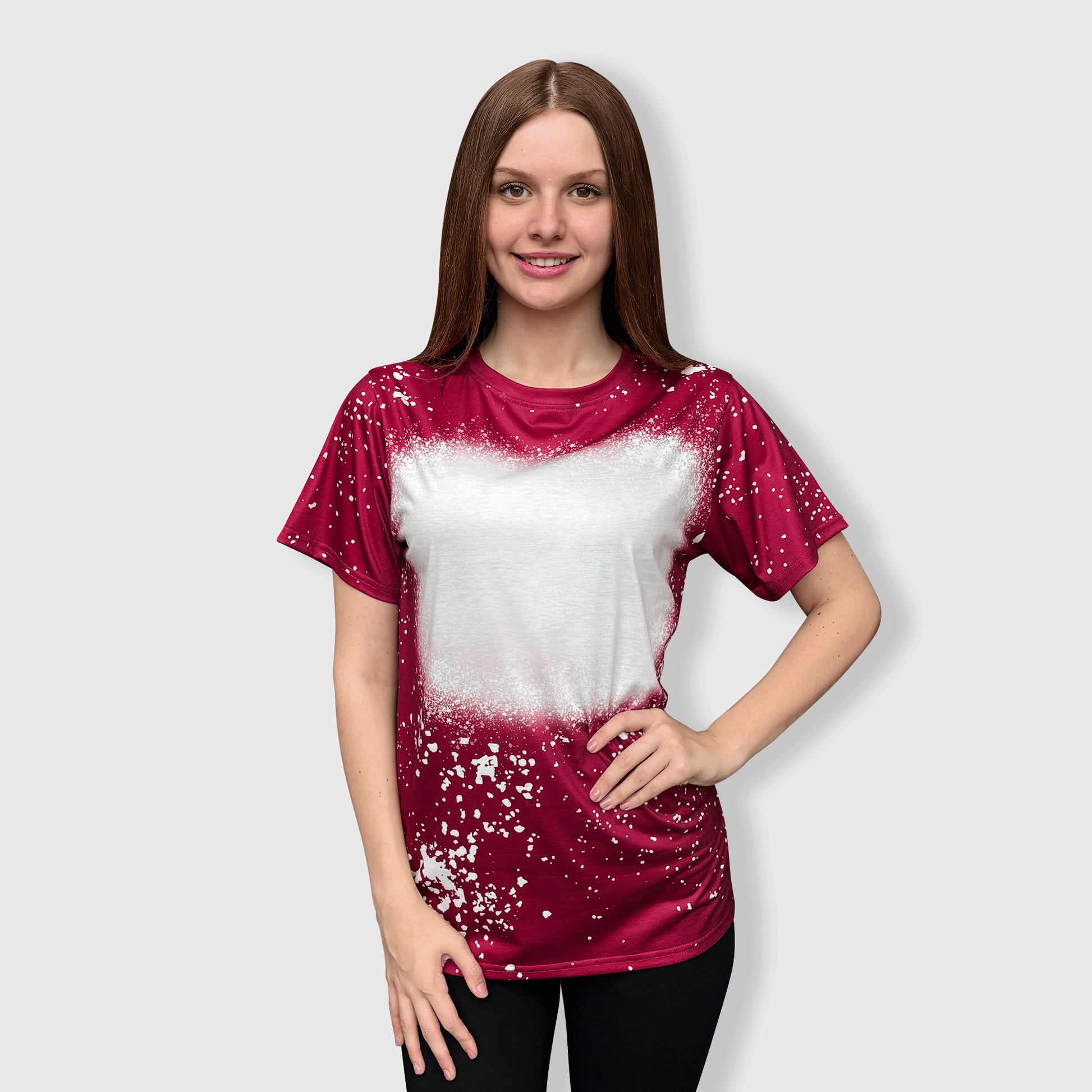 ILTEX Apparel Adult Clothing FAUX Bleached Tees - Adult