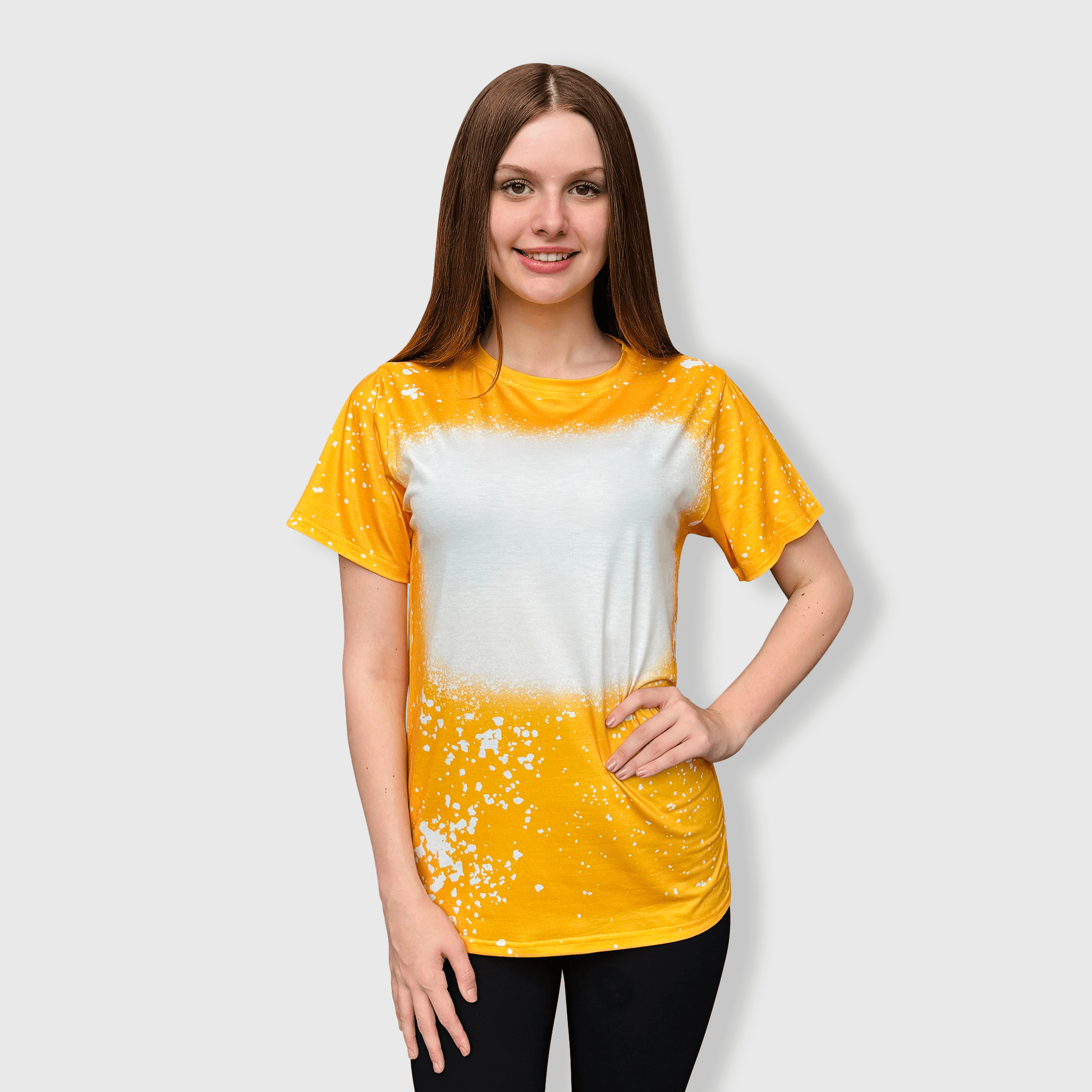 ILTEX Apparel Adult Clothing FAUX Bleached Tees - Adult