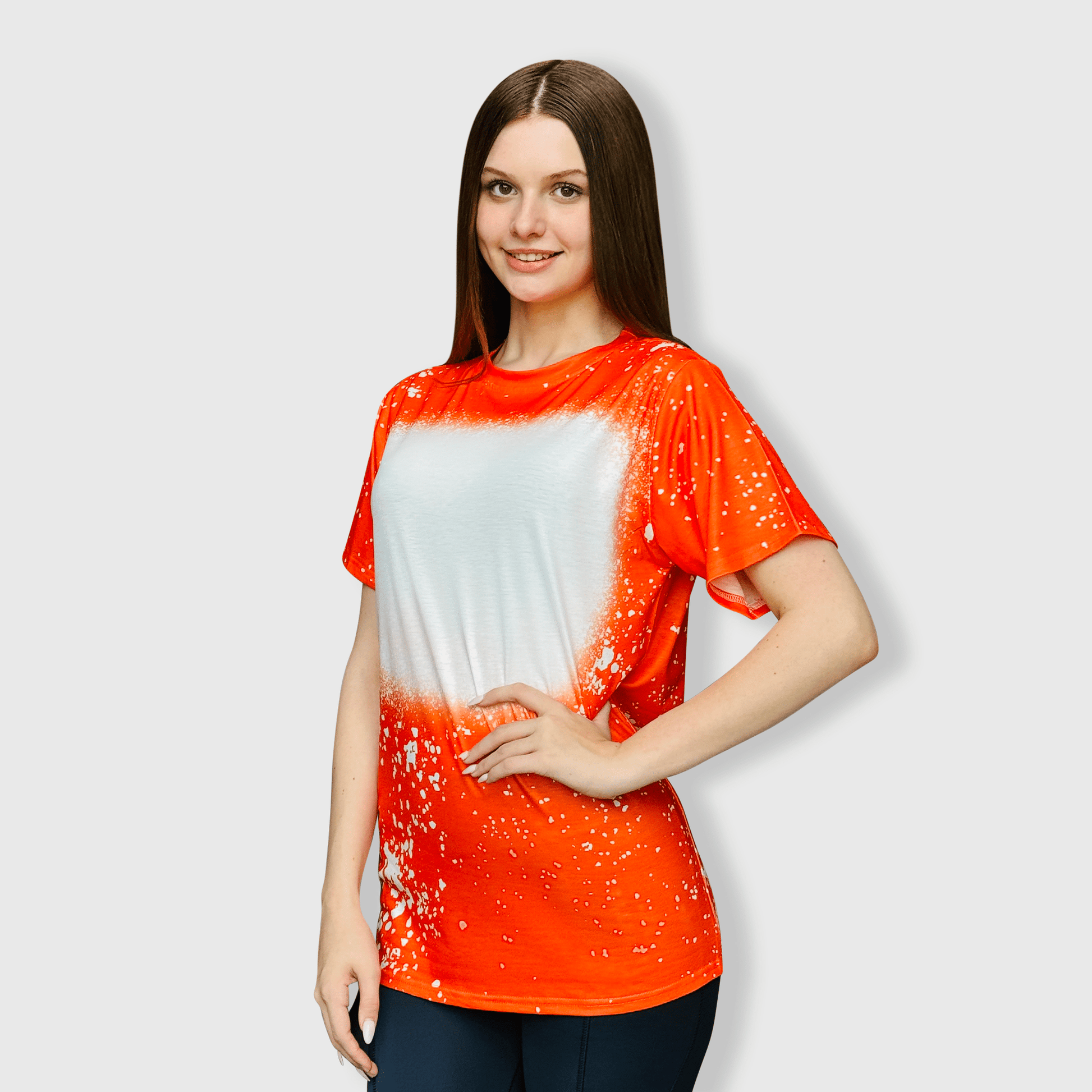 ILTEX Apparel Adult Clothing FAUX Bleached Tees - Adult
