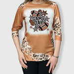ILTEX Apparel Adult Clothing Game Day Cheetah Tee