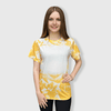 Cloud Distressed Blank Faux Bleached Top - Gold