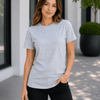 Adult Cotton-Feel Polyester Tee - Gray