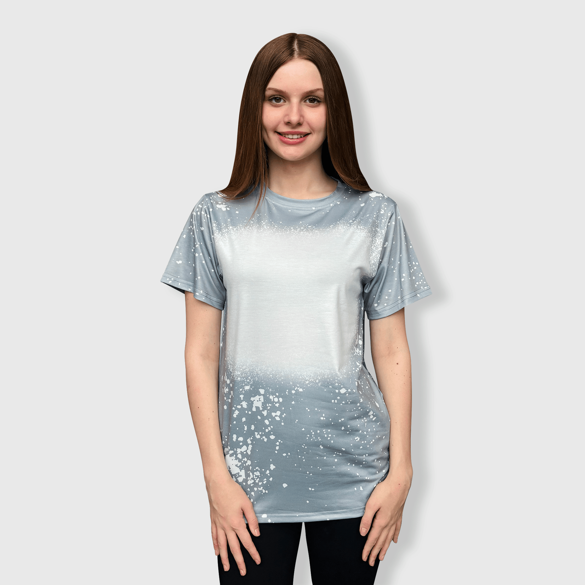 ILTEX Apparel Adult Clothing Gray / Small FAUX Bleached Tees - Adult