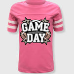 ILTEX Apparel Adult Clothing Just a Girl Who Loves Football – Pink Tee