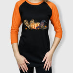 ILTEX Apparel Adult Clothing Leopard Heart Pumpkin Witch Tee