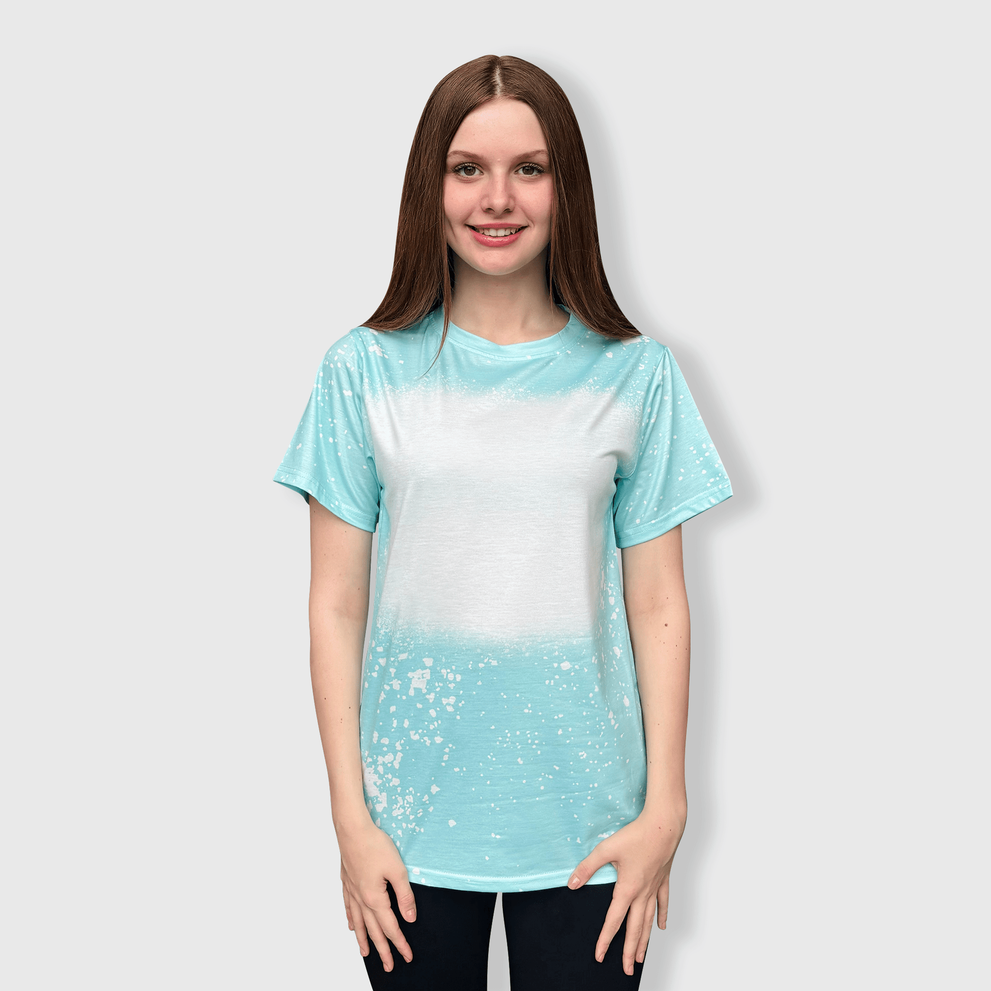 ILTEX Apparel Adult Clothing Mint / Small FAUX Bleached Tees - Adult