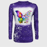 ILTEX Apparel Adult Clothing Purple Wings of Hope Tee