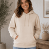 Adult Comfort Plain Pullover Hoodie - Sand