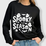 ILTEX Apparel Adult Clothing Spooky Season Ghost Sweatshirt