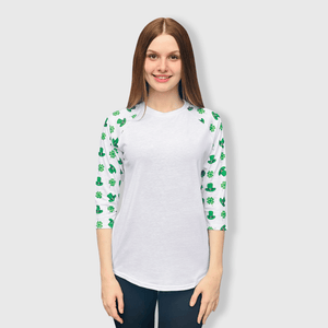 ILTEX Apparel Adult Clothing St. Patrick's Clover Hat White Polyester Top