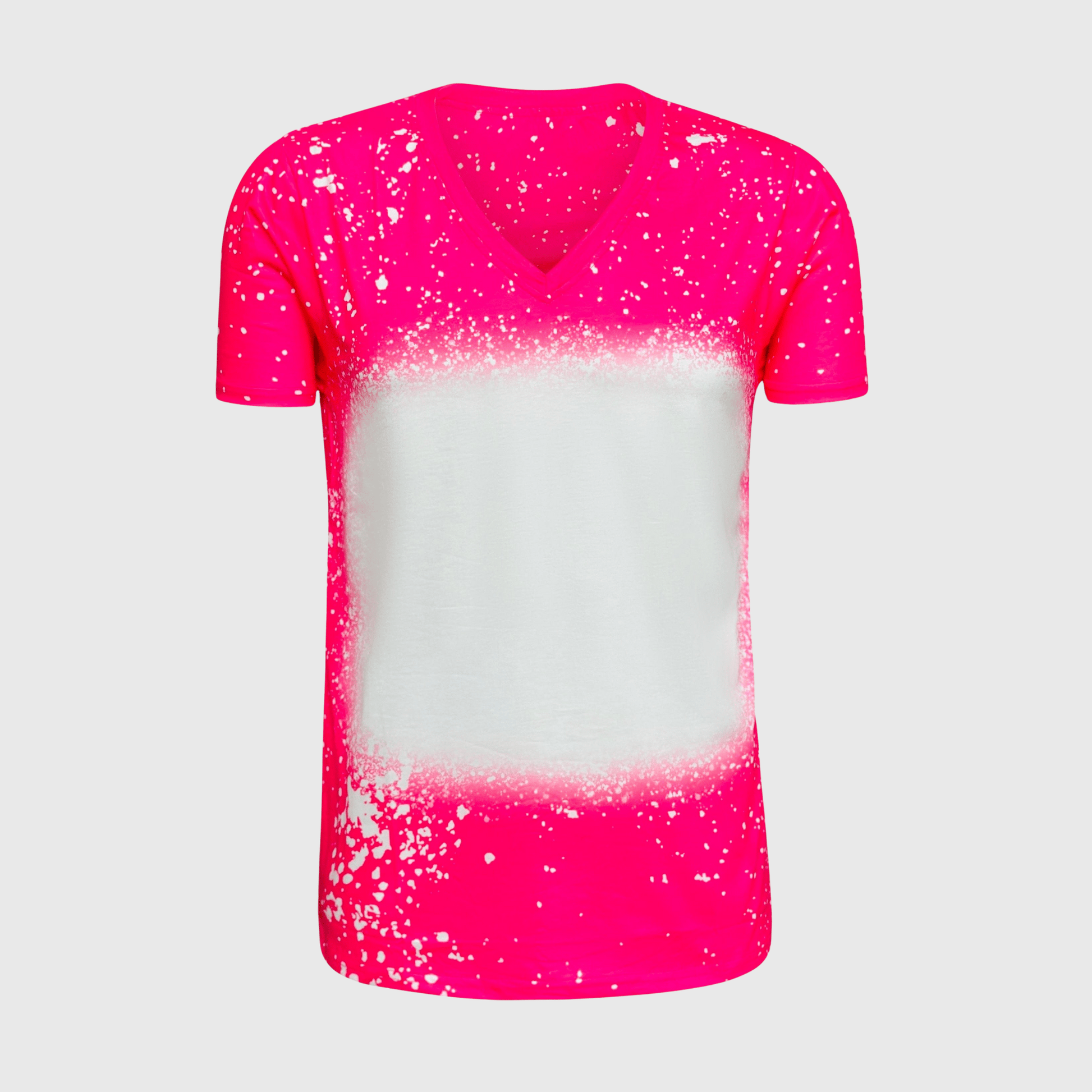 ILTEX Apparel Adult Clothing V-Neck FAUX Bleached Tees