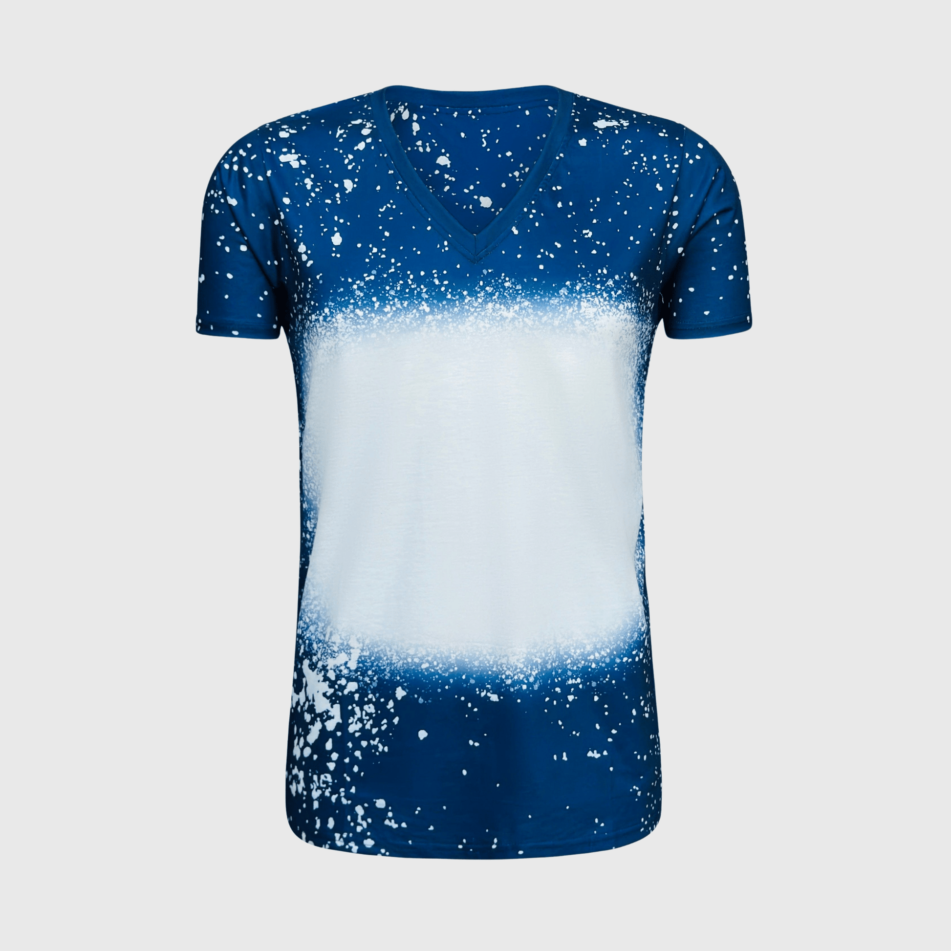 ILTEX Apparel Adult Clothing V-Neck FAUX Bleached Tees
