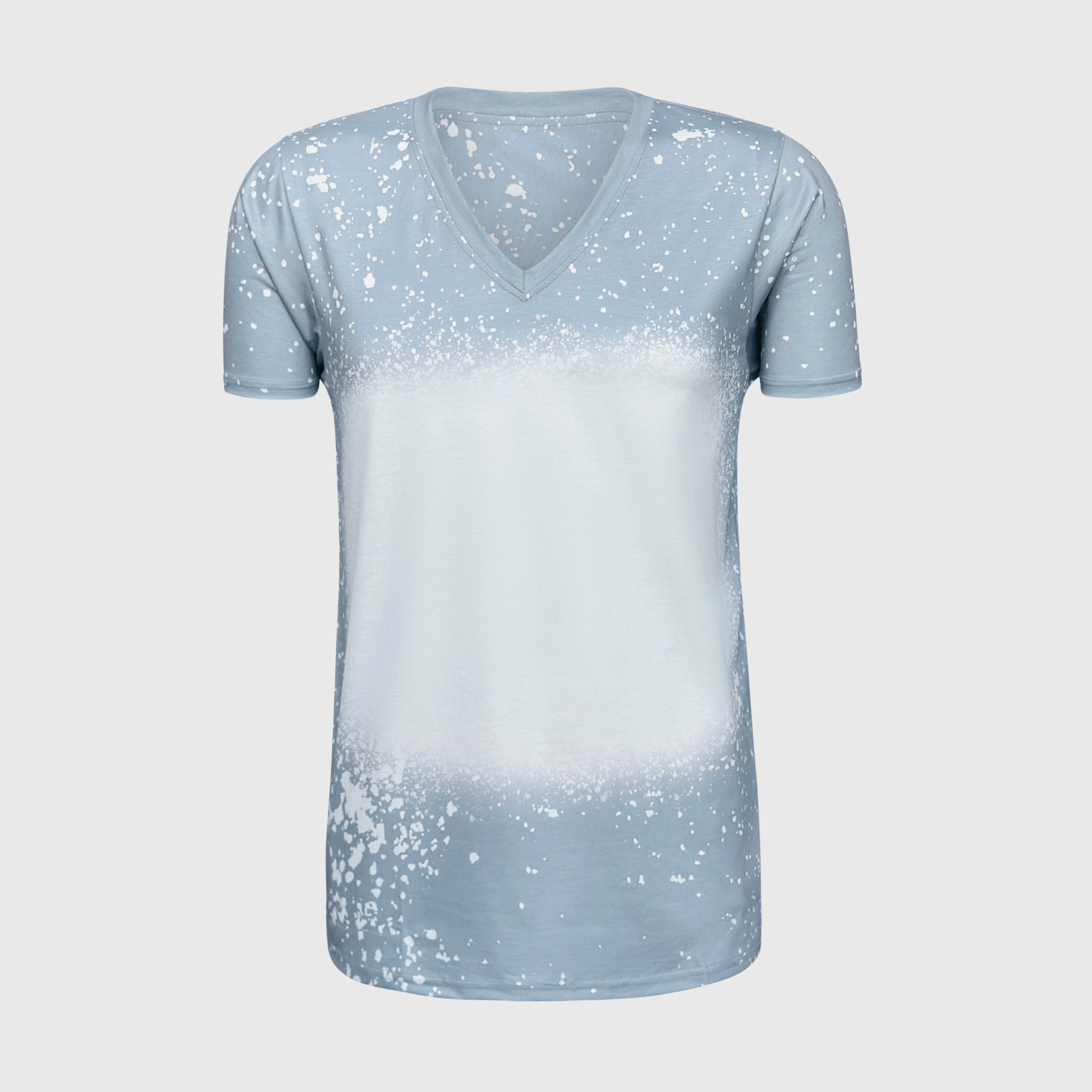 ILTEX Apparel Adult Clothing V-Neck FAUX Bleached Tees