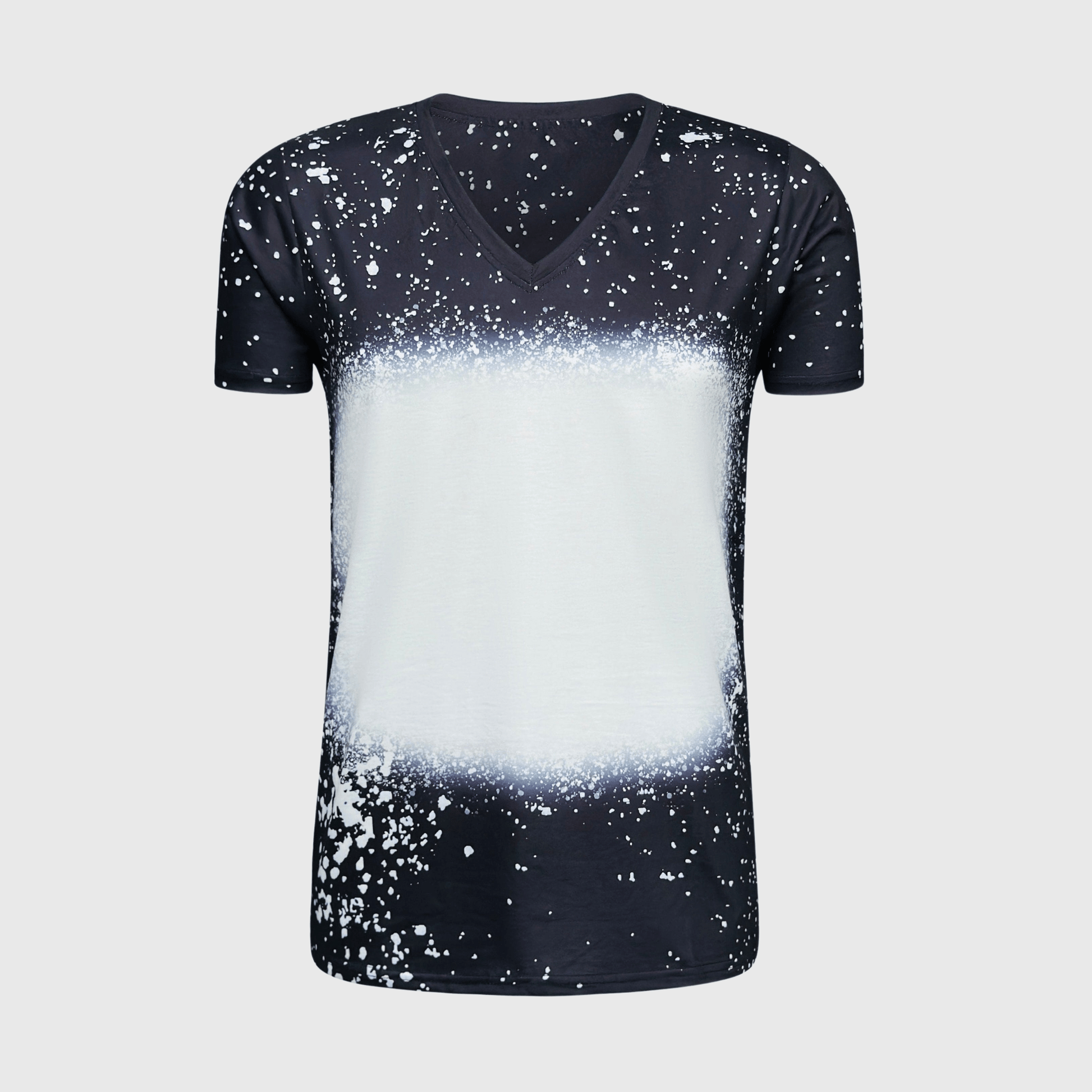 ILTEX Apparel Adult Clothing V-Neck FAUX Bleached Tees