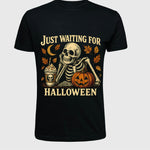 ILTEX Apparel Adult Clothing Waiting For Halloween Tee