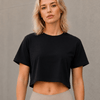 Cropped Tee | 4003 - Black