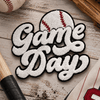 CP1210 - Game Day Chenille Patch - Baseball