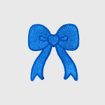 ILTEX Apparel Chenille Patches Blue CP1148 - Glittery Bows