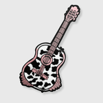 ILTEX Apparel Chenille Patches CP1062 - Guitar Cow Chenille Patch
