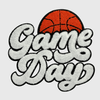 CP1210 - Game Day Football Chenille Patch - Basketball