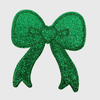 CP1211 - Glittery bow Patch - Green