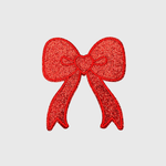 ILTEX Apparel Chenille Patches Red CP1148 - Glittery Bows