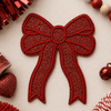 CP1245 - Glittery Bows 2.0 - Red