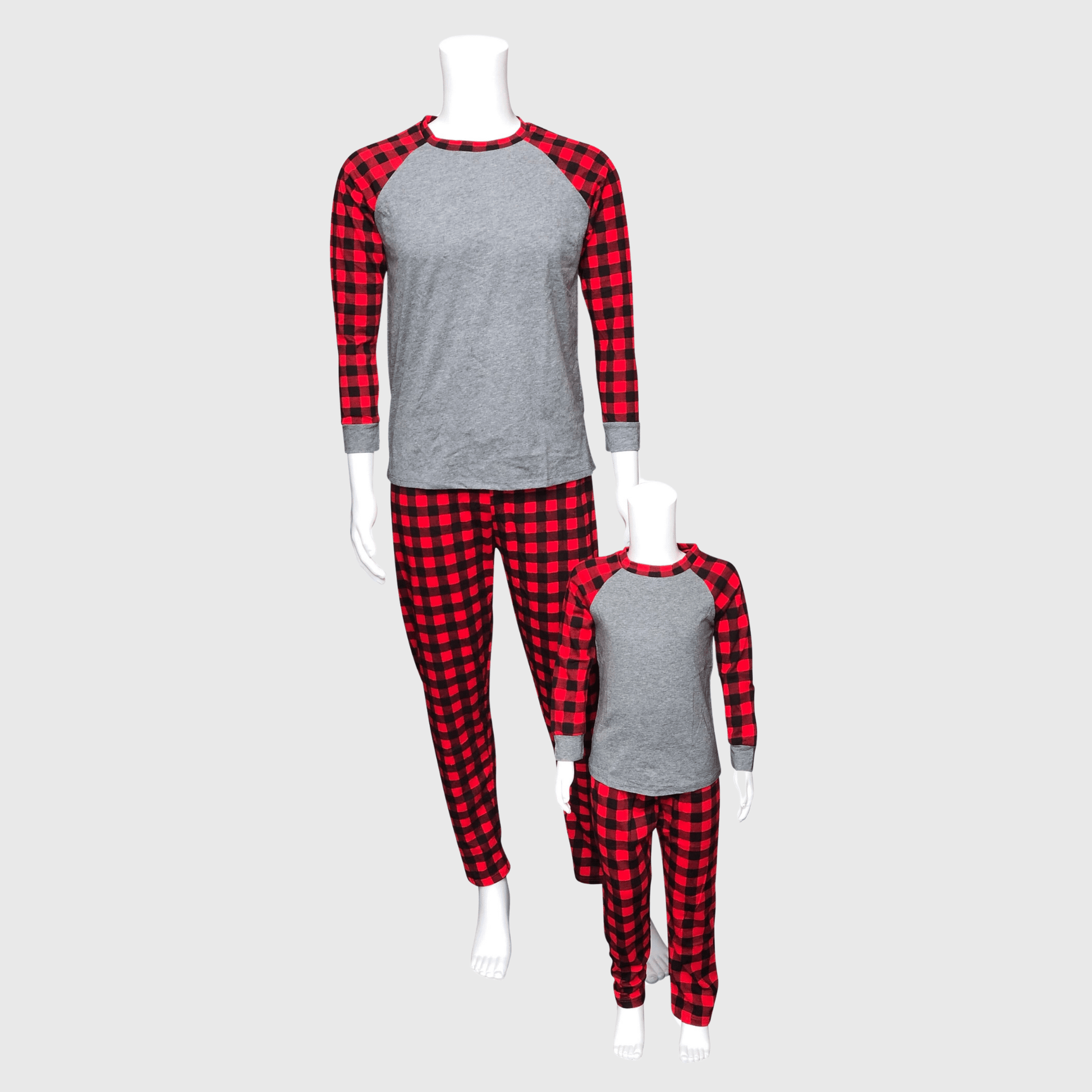 ILTEX Apparel Christmas Buffalo Plaid Family Pajamas Set