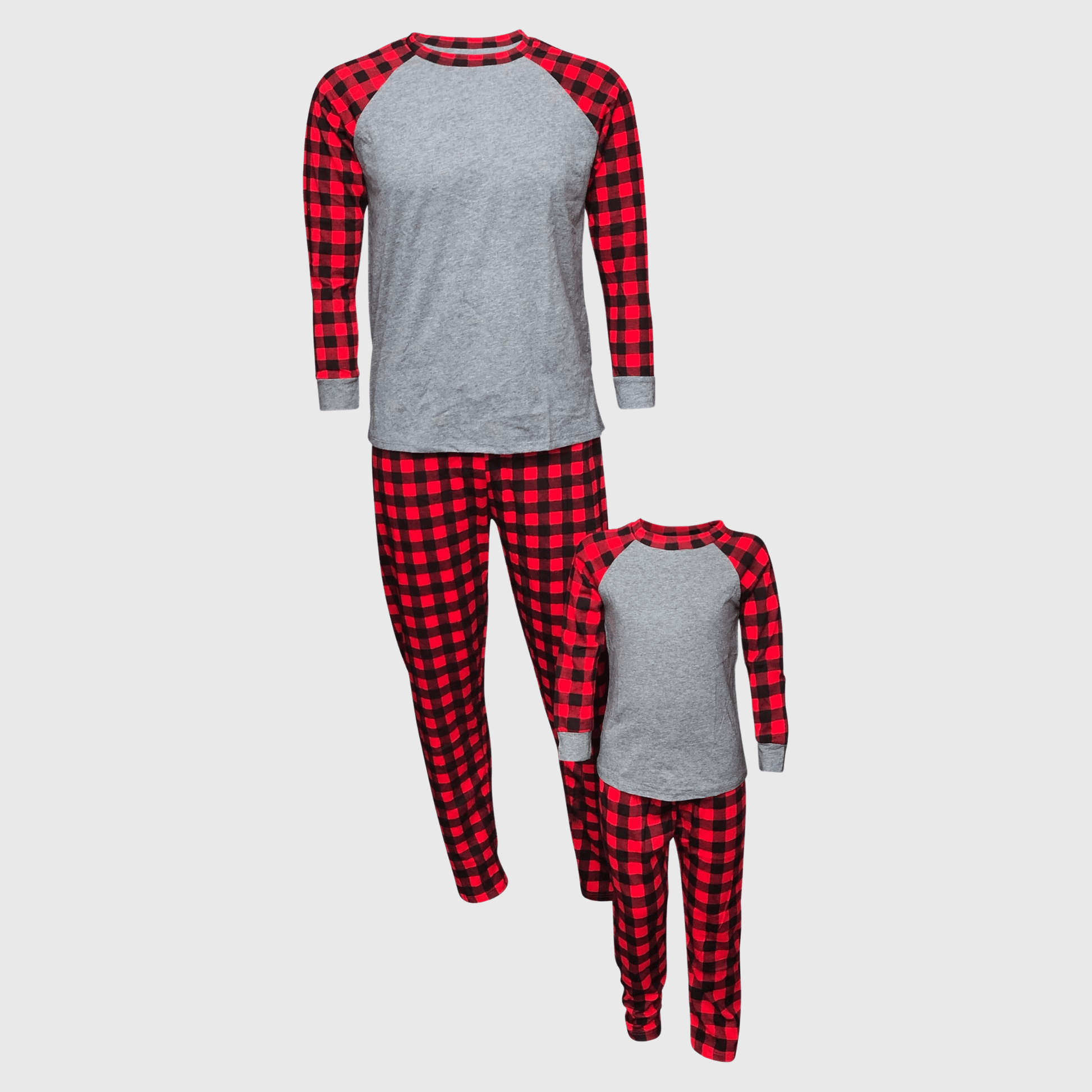 ILTEX Apparel Christmas Buffalo Plaid Family Pajamas Set