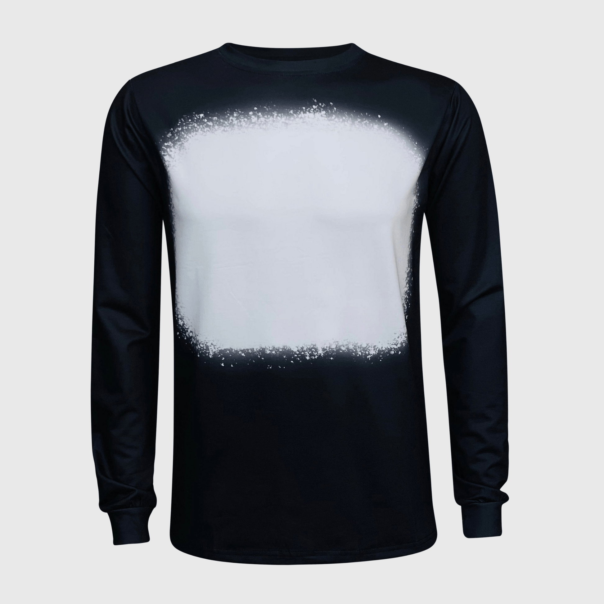 ILTEX Apparel Faux Bleached Crewneck Long Sleeve Top