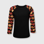 ILTEX Apparel Halloween Pumpkin Top Kids