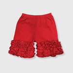 ILTEX Apparel Kids Clothing 1-2 years / Red Icing Ruffle Shorts Kids