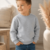 100% Polyester Sweatshirt Cotton-Feel - Kids - Gray