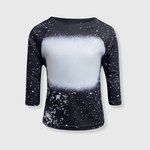 ILTEX Apparel Kids Clothing Black / 2T Faux Bleached Raglan Tee - Toddler & Youth